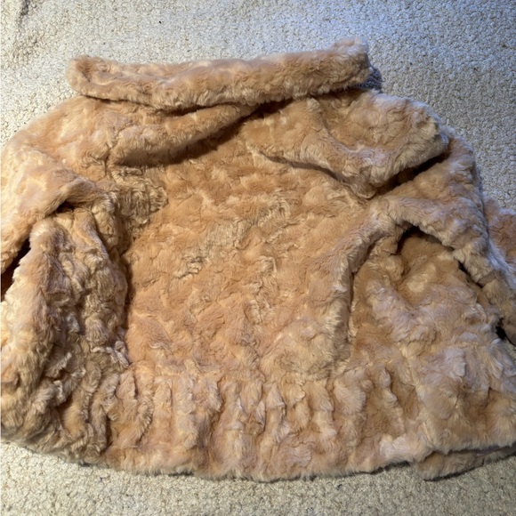 Forever 21 Tan Teddy Jacket Faux fur size S - Picture 7 of 7